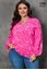 Picture of CURVY GIRL FLORAL RUCHED BLOUSE
